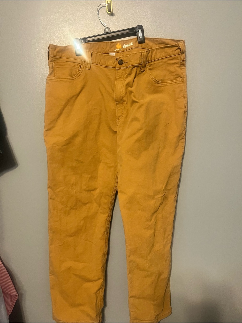 Carhartt Men’s Straight-Leg Chinos in Carhartt Brown